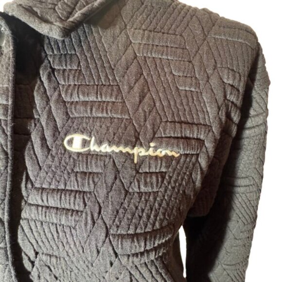 Champion Women's XS Quilted Lightweight Black Snap Jacket - Picture 5 of 11